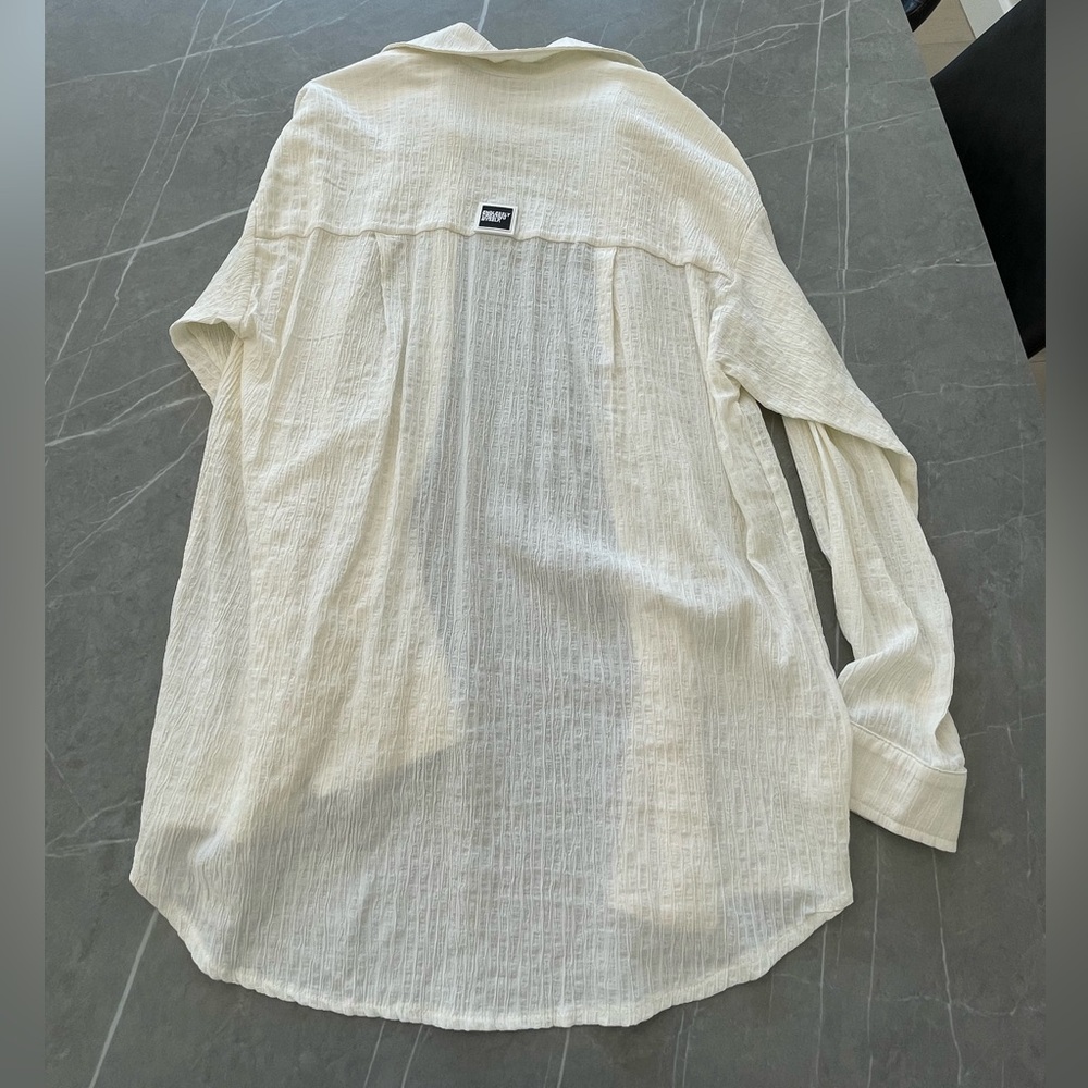 Nocturne White Button Down Shirt Sz. 36